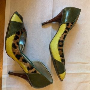 Dolce and Gabbana heels with fun cheetah print